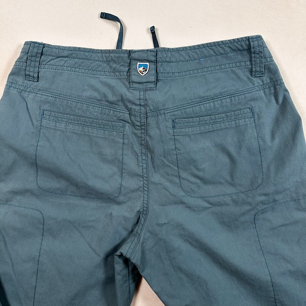 KUHL Splash Roll Up Pants Womens 6 Short Blue Hiking Outdoor Convertible Pants - Picture 3 of 11
